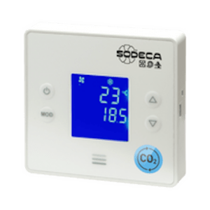 Control inteligente SODECA CAP-CO2/CE para regulación