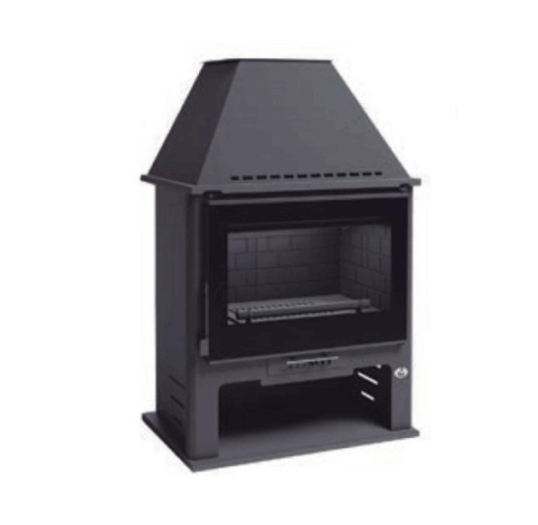 Estufa de Leña FM M-300 TFK Campana